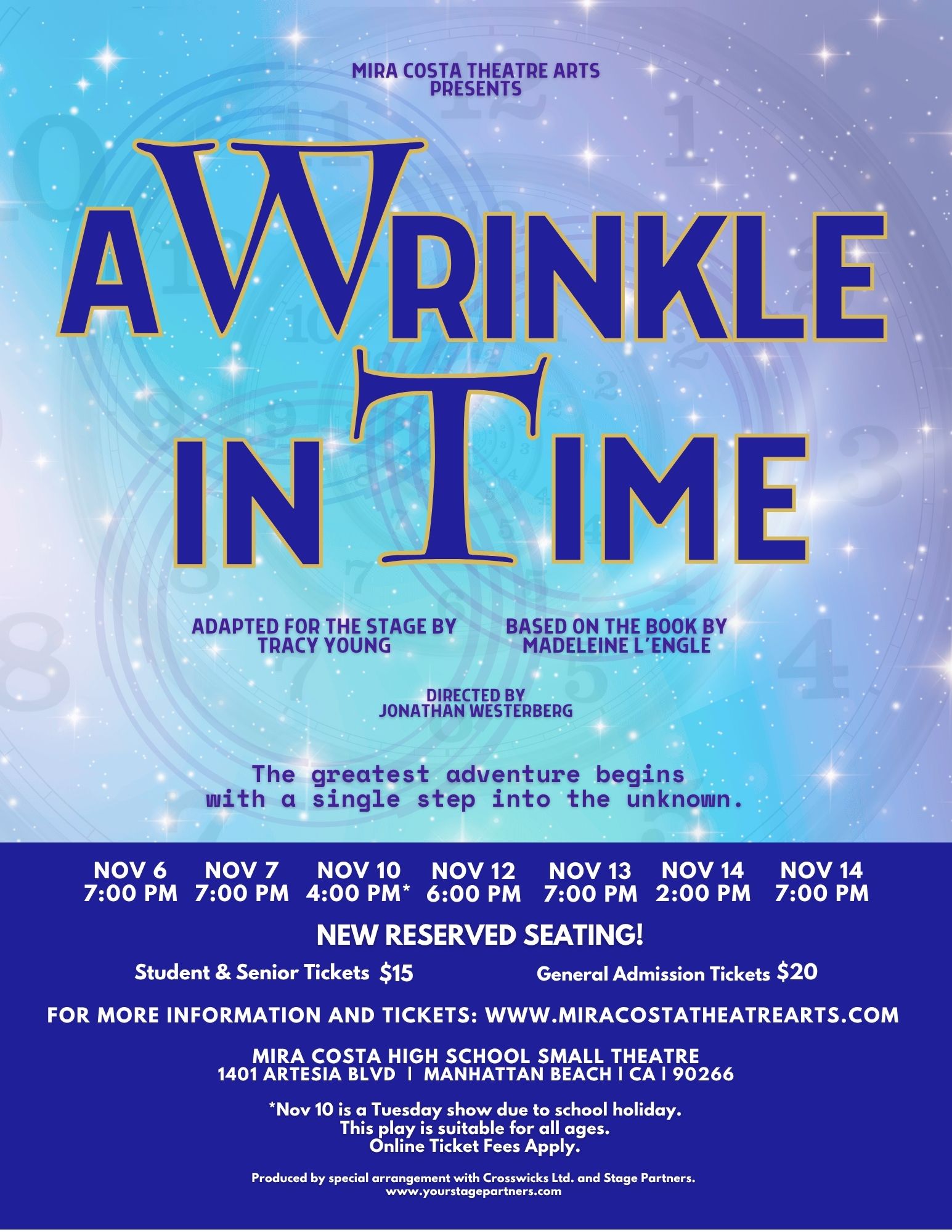 A Wrinkle In Time - Fall Production