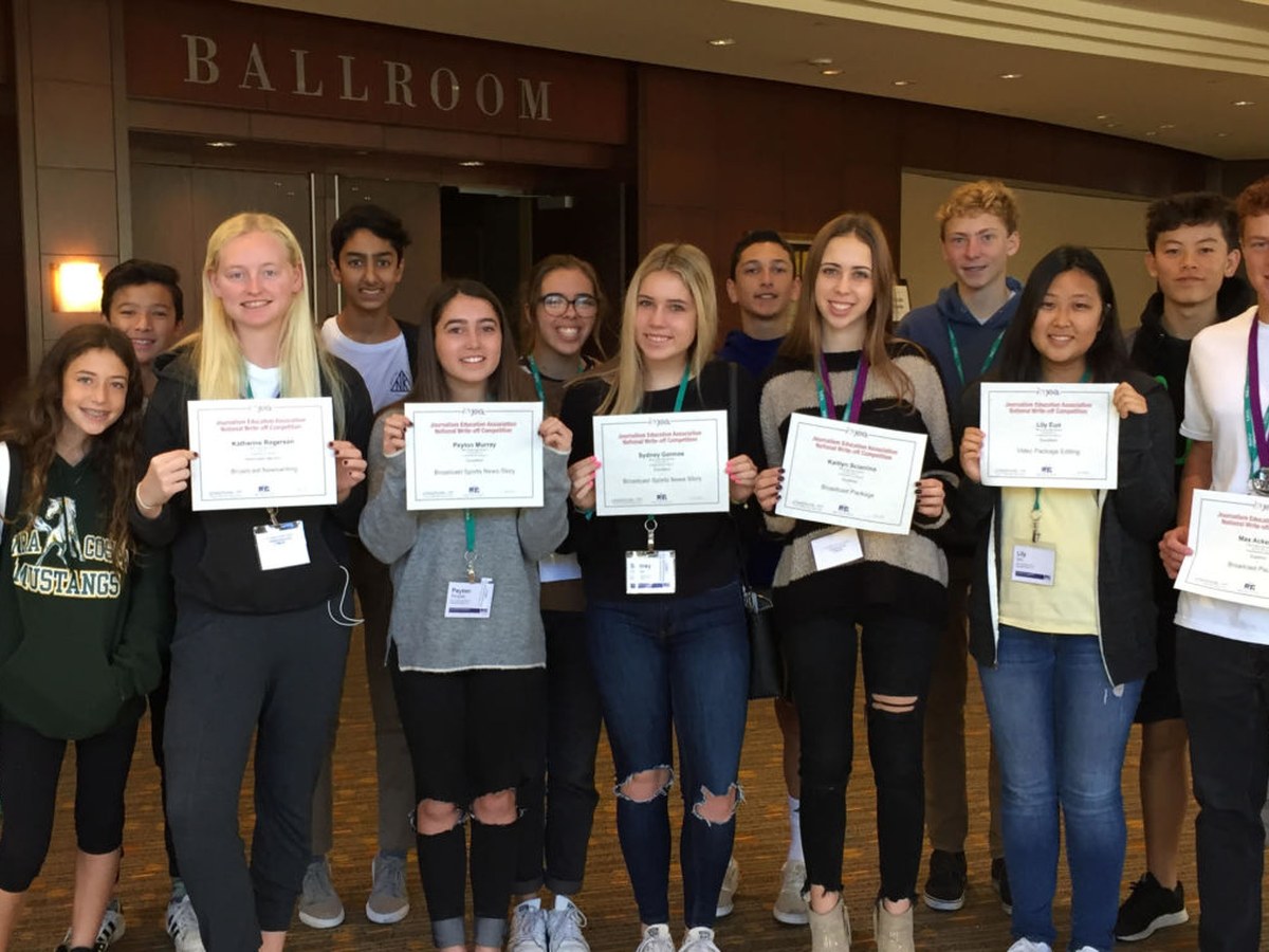 Mira Costa Media Arts students