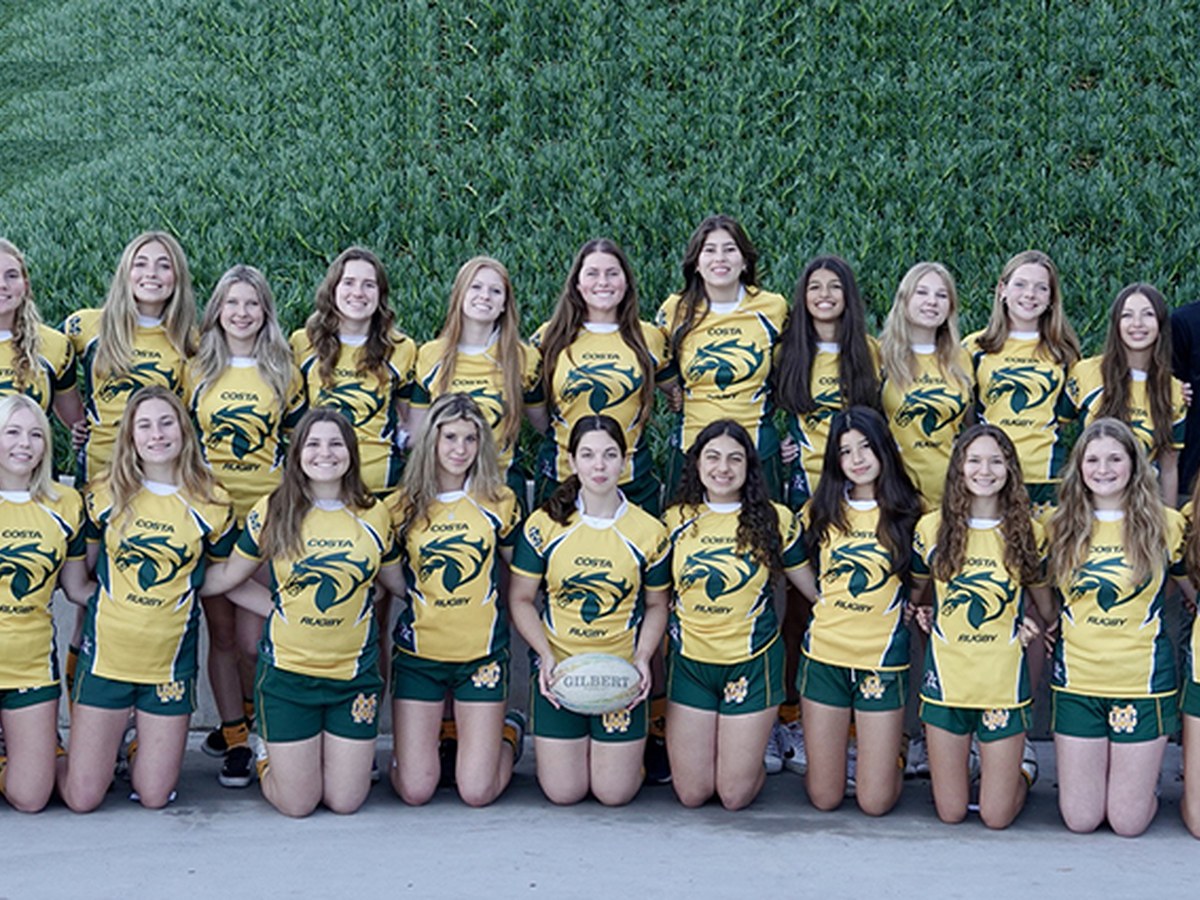 Mira Costa girls rugby team