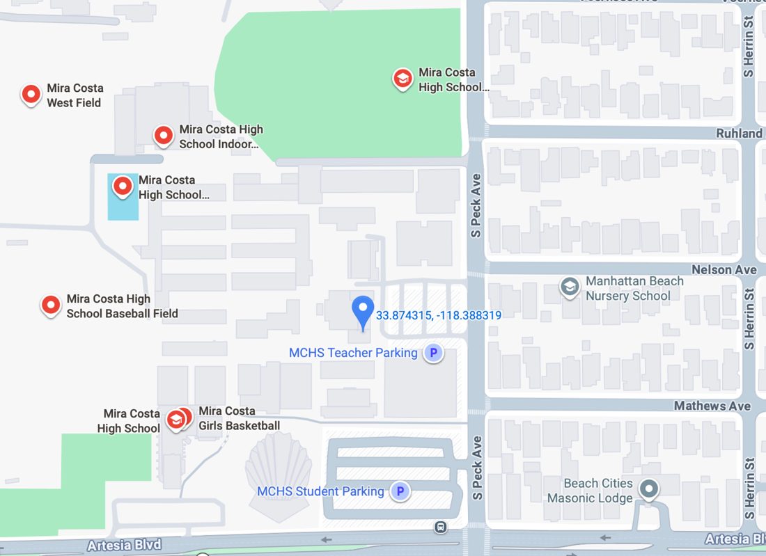 MBX parking map