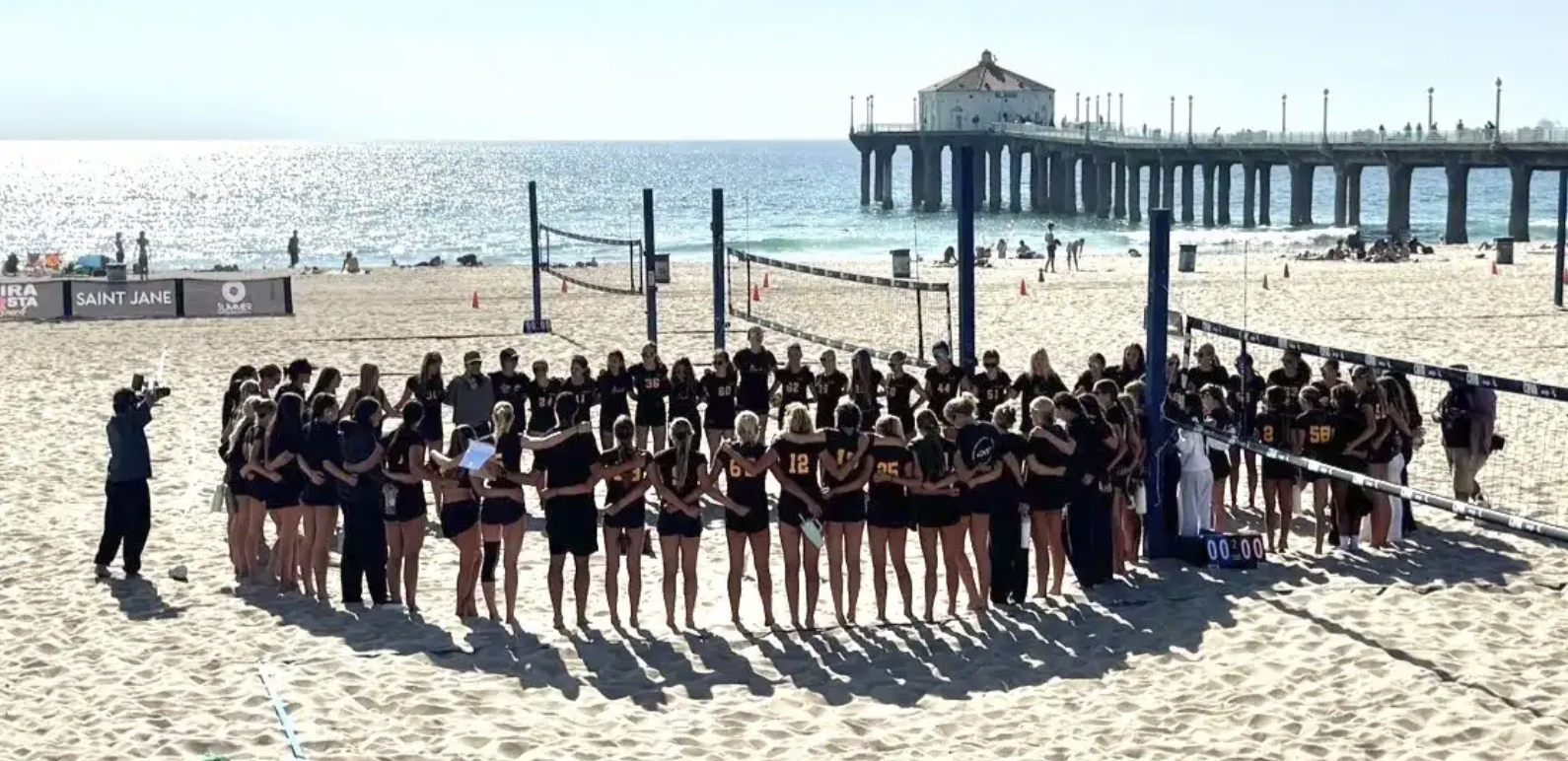 Mira Costa girls beach volleyball