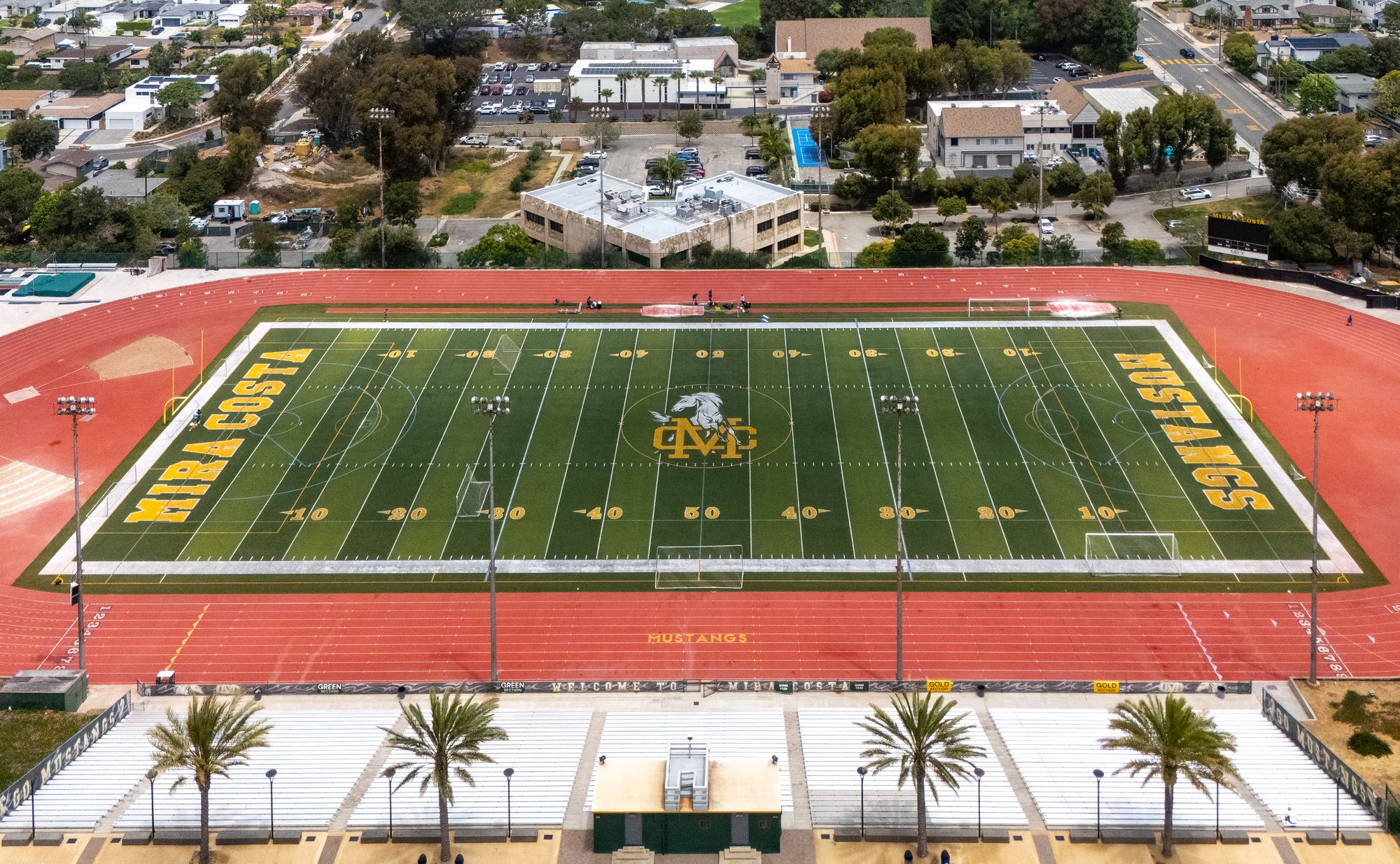 Waller Stadium field aerial