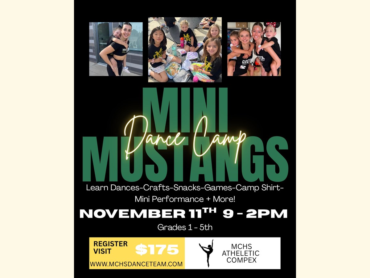 Mini Mustang Dance Camp flyer